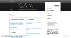 Desktop Screenshot of gaim1.wordpress.com