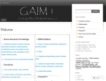 Tablet Screenshot of gaim1.wordpress.com