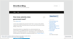 Desktop Screenshot of directscot.wordpress.com