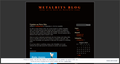 Desktop Screenshot of metalbits.wordpress.com