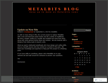 Tablet Screenshot of metalbits.wordpress.com