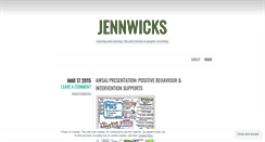 Desktop Screenshot of jennwicks.wordpress.com