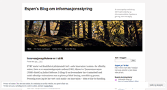 Desktop Screenshot of informasjonsforvaltning.wordpress.com