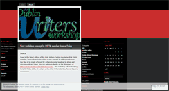 Desktop Screenshot of dublinwritersworkshop.wordpress.com
