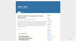 Desktop Screenshot of beermonster.wordpress.com