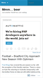 Mobile Screenshot of beermonster.wordpress.com