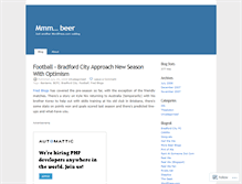 Tablet Screenshot of beermonster.wordpress.com