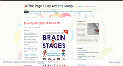 Desktop Screenshot of pageadaywriters.wordpress.com