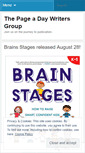 Mobile Screenshot of pageadaywriters.wordpress.com