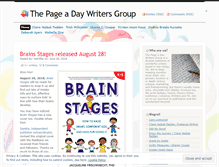 Tablet Screenshot of pageadaywriters.wordpress.com