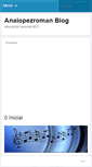 Mobile Screenshot of analopezroman.wordpress.com