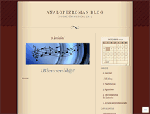 Tablet Screenshot of analopezroman.wordpress.com