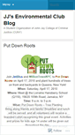 Mobile Screenshot of jjenvironmentclub.wordpress.com