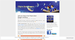 Desktop Screenshot of filipinobookbloggers.wordpress.com