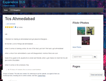 Tablet Screenshot of experiencetcs.wordpress.com