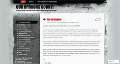 Desktop Screenshot of commentingthenews.wordpress.com