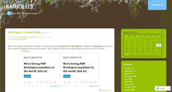 Desktop Screenshot of banjolele.wordpress.com