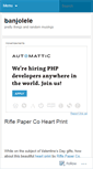 Mobile Screenshot of banjolele.wordpress.com