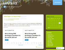 Tablet Screenshot of banjolele.wordpress.com