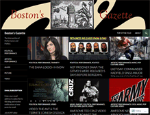 Tablet Screenshot of bostongazette.wordpress.com