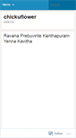 Mobile Screenshot of chickuflower.wordpress.com