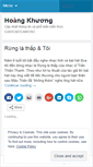 Mobile Screenshot of hoangkhuong.wordpress.com