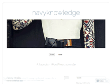 Tablet Screenshot of navyknowledge.wordpress.com