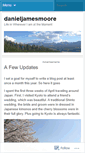 Mobile Screenshot of danieljamesmoore.wordpress.com