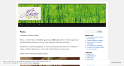 Desktop Screenshot of holisticquotes.wordpress.com