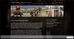 Desktop Screenshot of gettingtherange.wordpress.com
