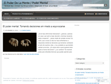 Tablet Screenshot of elpoderdelamente8.wordpress.com