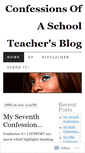 Mobile Screenshot of confessionsofaschoolteacher.wordpress.com