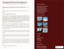 Tablet Screenshot of celltower.wordpress.com