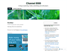 Tablet Screenshot of channel8000.wordpress.com