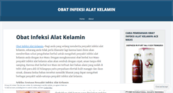 Desktop Screenshot of obatinfeksialatkelamin.wordpress.com