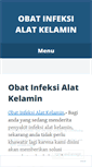 Mobile Screenshot of obatinfeksialatkelamin.wordpress.com