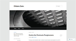 Desktop Screenshot of citizencam.wordpress.com