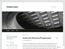 Tablet Screenshot of citizencam.wordpress.com