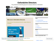 Tablet Screenshot of oxfordshiredirectors.wordpress.com
