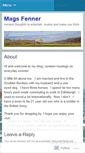 Mobile Screenshot of magsyfenner.wordpress.com