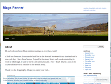 Tablet Screenshot of magsyfenner.wordpress.com