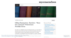 Desktop Screenshot of mycenaenelson.wordpress.com