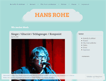 Tablet Screenshot of hansrohe.wordpress.com