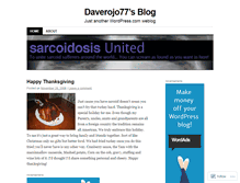 Tablet Screenshot of daverojo77.wordpress.com