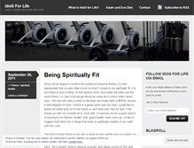 Tablet Screenshot of idogforlife.wordpress.com