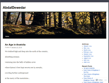 Tablet Screenshot of abdaldewedar.wordpress.com