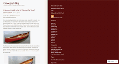 Desktop Screenshot of canoeguybc.wordpress.com