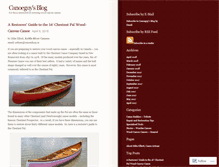 Tablet Screenshot of canoeguybc.wordpress.com