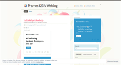 Desktop Screenshot of prames123.wordpress.com