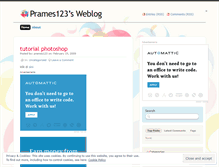 Tablet Screenshot of prames123.wordpress.com